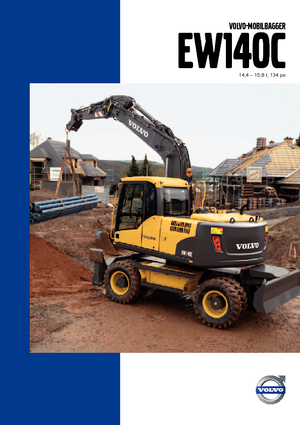 व्हील एक्सकेवेटर Volvo EW140C
