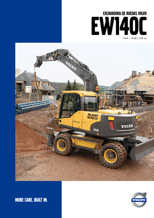 व्हील एक्सकेवेटर Volvo EW140C