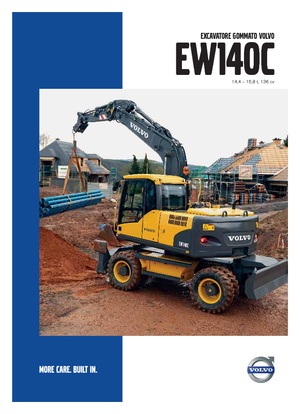 व्हील एक्सकेवेटर Volvo EW140C