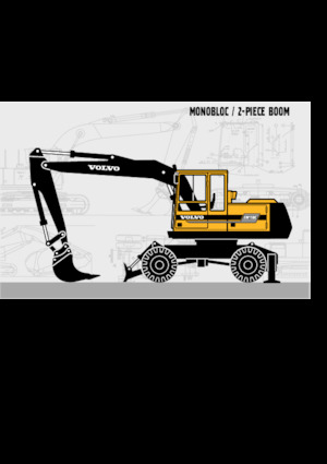 व्हील एक्सकेवेटर Akerman-Volvo EW 150 C