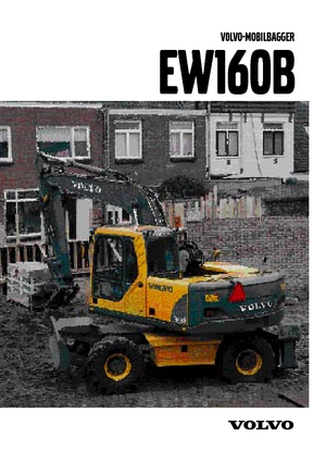 व्हील एक्सकेवेटर Volvo EW160B