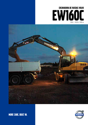 व्हील एक्सकेवेटर Volvo EW160C