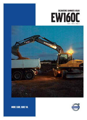 व्हील एक्सकेवेटर Volvo EW160C