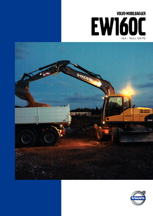 व्हील एक्सकेवेटर Volvo EW160C