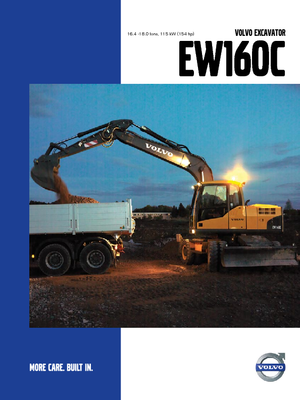 व्हील एक्सकेवेटर Volvo EW160C