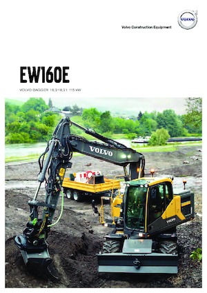 व्हील एक्सकेवेटर Volvo EW160E