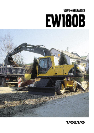 व्हील एक्सकेवेटर Volvo EW180B