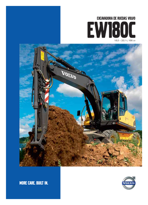व्हील एक्सकेवेटर Volvo EW180C