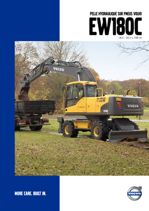 व्हील एक्सकेवेटर Volvo EW180C