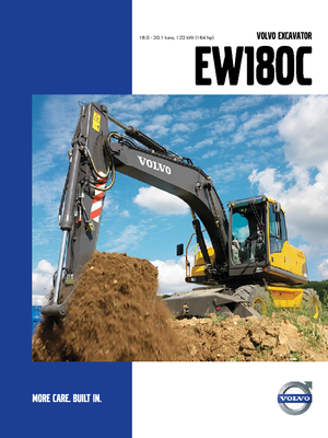 व्हील एक्सकेवेटर Volvo EW180C