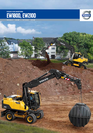 व्हील एक्सकेवेटर Volvo EW180D