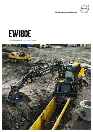 व्हील एक्सकेवेटर Volvo EW180E