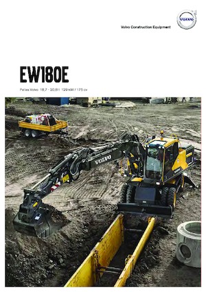 व्हील एक्सकेवेटर Volvo EW180E