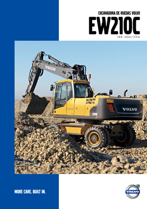 व्हील एक्सकेवेटर Volvo EW210C