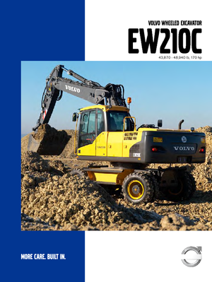व्हील एक्सकेवेटर Volvo EW210C