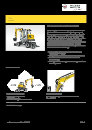व्हील एक्सकेवेटर Wacker Neuson EW 65