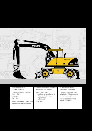 व्हील एक्सकेवेटर Volvo EW140