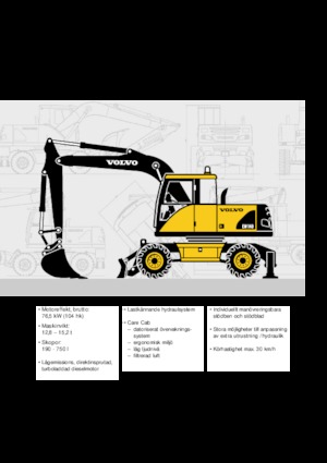 व्हील एक्सकेवेटर Volvo EW140