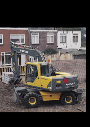 व्हील एक्सकेवेटर Volvo EW160B
