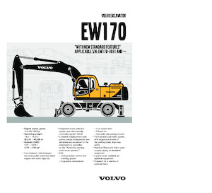 व्हील एक्सकेवेटर Volvo EW170