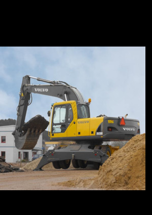 व्हील एक्सकेवेटर Volvo EW200B