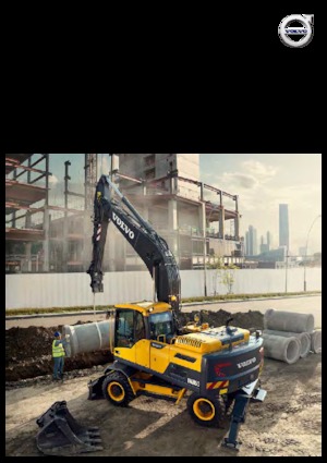 व्हील एक्सकेवेटर Volvo EW205D