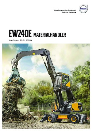 व्हील एक्सकेवेटर Volvo EW240E MH