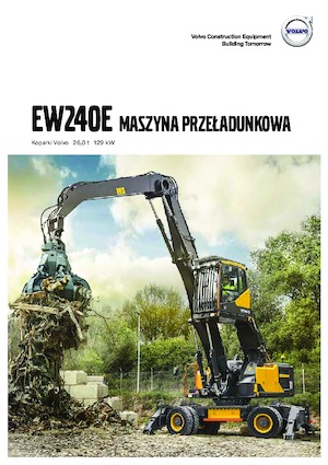 व्हील एक्सकेवेटर Volvo EW240E MH