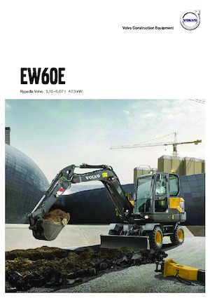 व्हील एक्सकेवेटर Volvo EW60E 