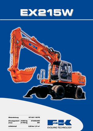 व्हील एक्सकेवेटर Fiat Kobelco EX 215 WT