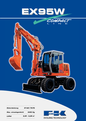 व्हील एक्सकेवेटर Fiat Kobelco EX 95 WT