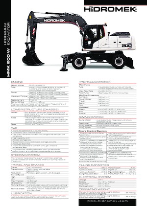 व्हील एक्सकेवेटर Hidromek HMK 200 W