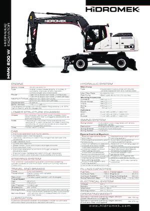 व्हील एक्सकेवेटर Hidromek HMK 200 W