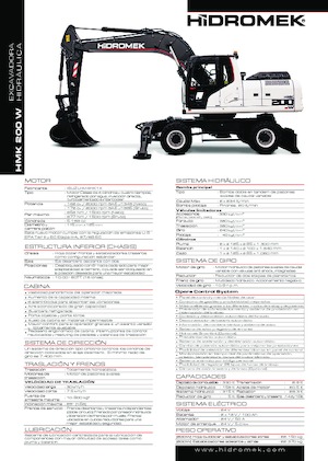 व्हील एक्सकेवेटर Hidromek HMK 200 W
