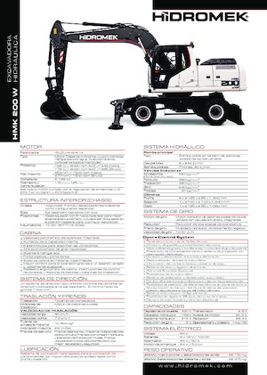 व्हील एक्सकेवेटर Hidromek HMK 200 W