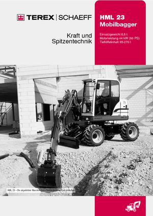 व्हील एक्सकेवेटर Terex-Schaeff HML 23