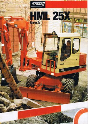 व्हील एक्सकेवेटर Terex-Schaeff HML 25 X