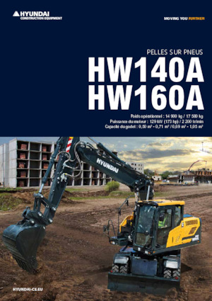 व्हील एक्सकेवेटर Hyundai HW160A