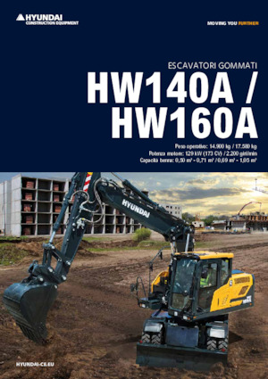 व्हील एक्सकेवेटर Hyundai HW160A