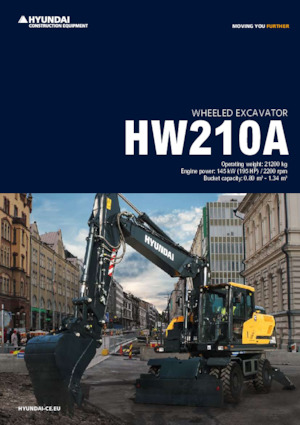 व्हील एक्सकेवेटर Hyundai HW210A