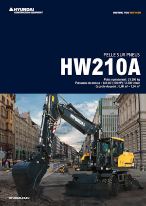 व्हील एक्सकेवेटर Hyundai HW210A