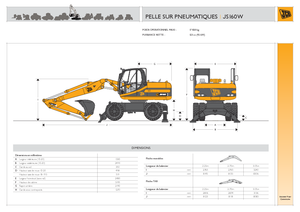 क्रॉलर एक्सकेवेटर JCB JS 160 W