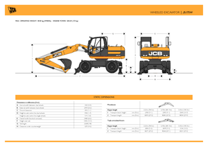 व्हील एक्सकेवेटर JCB JS 175 W