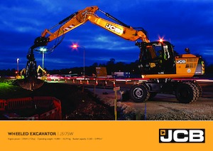 व्हील एक्सकेवेटर JCB JS175W