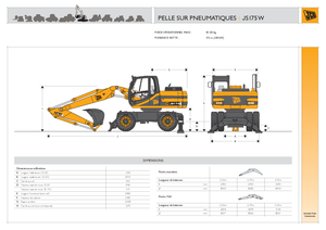 व्हील एक्सकेवेटर JCB JS 175 W