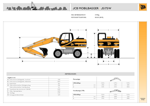 व्हील एक्सकेवेटर JCB JS 175 W