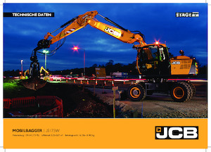 व्हील एक्सकेवेटर JCB JS175W