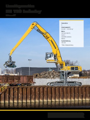 मटेरियल हैंडलर Liebherr LH 110 M Industry Litronic