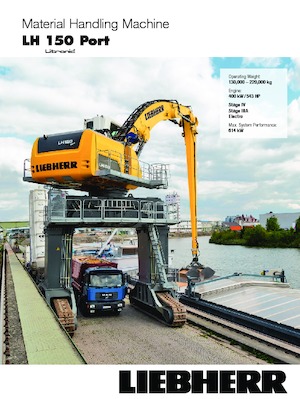 मटेरियल हैंडलर Liebherr LH 150 M High Rise Port Litronic
