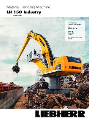 मटेरियल हैंडलर Liebherr LH 150 M Industry Litronic